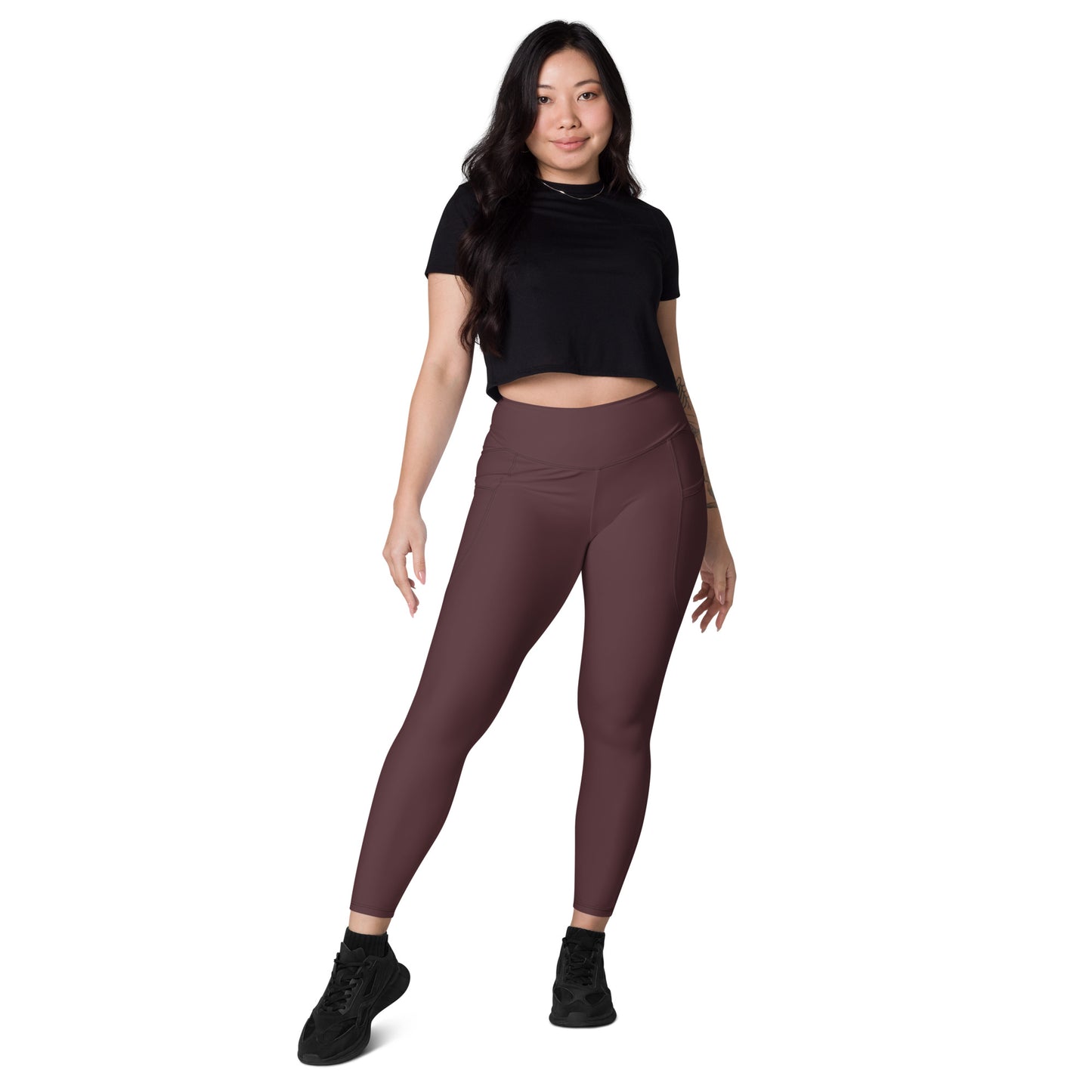 Espresso Tight Leggings with Pockets