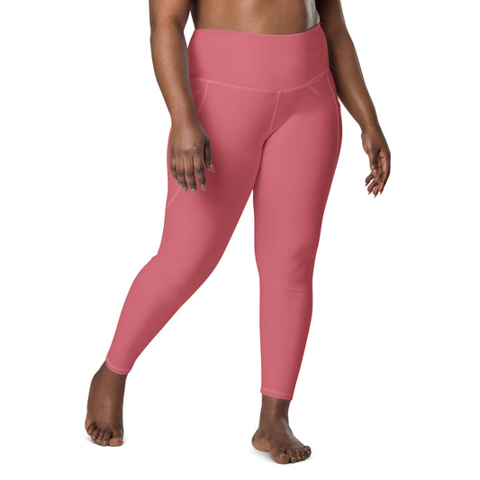 Pink Tight Leggings with Pockets