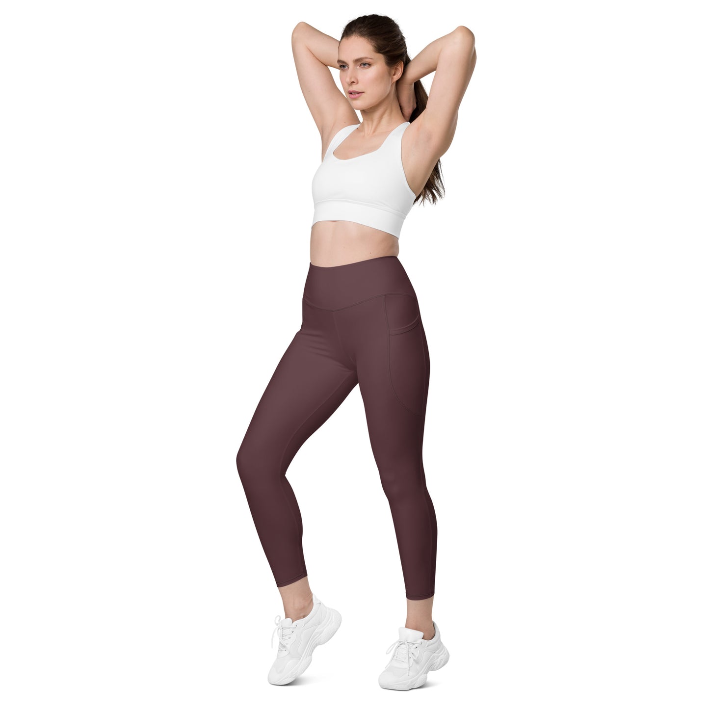 Espresso Tight Leggings with Pockets