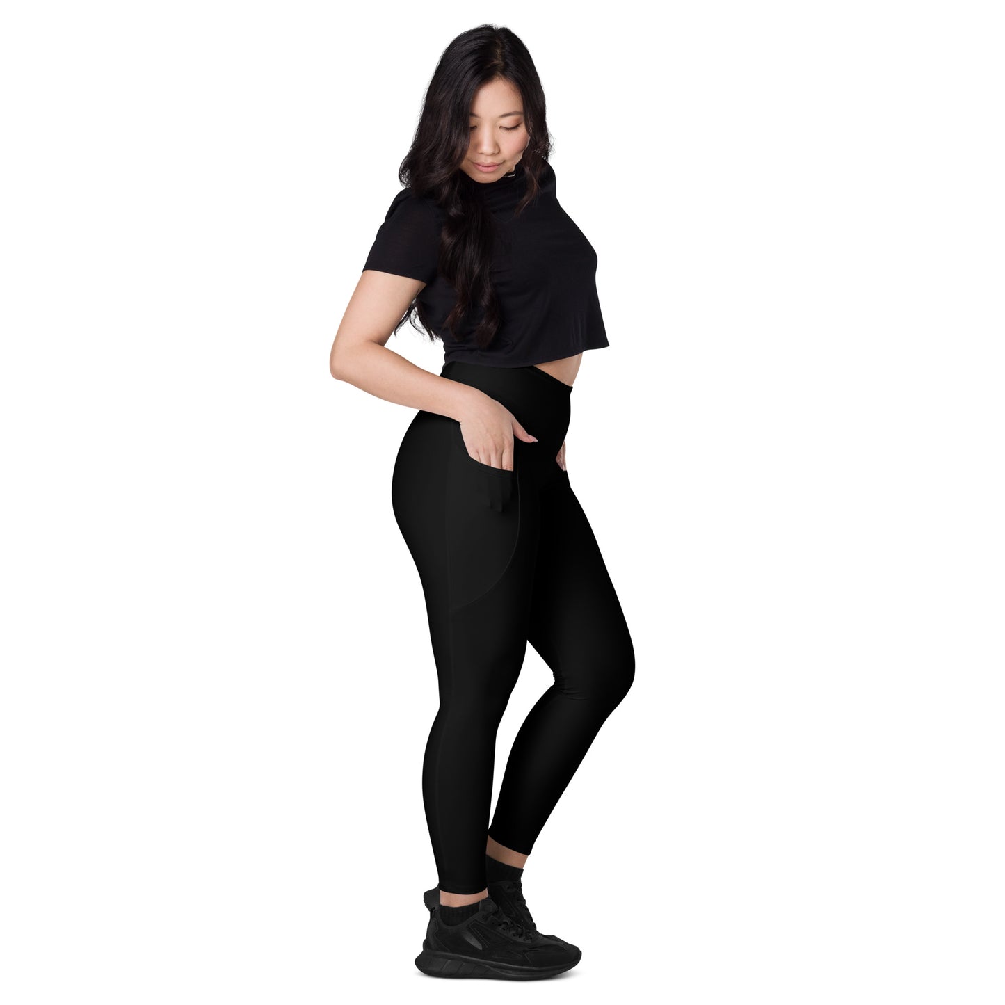 Black Tight Leggings with Pockets