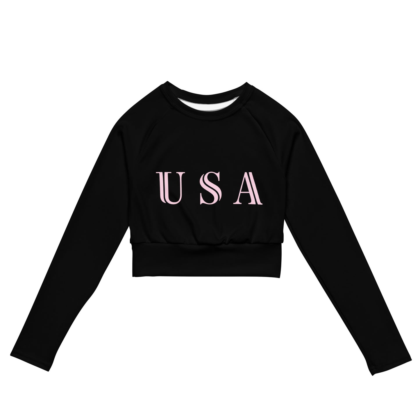 Women's Cycling Long-Sleeve Crop Top