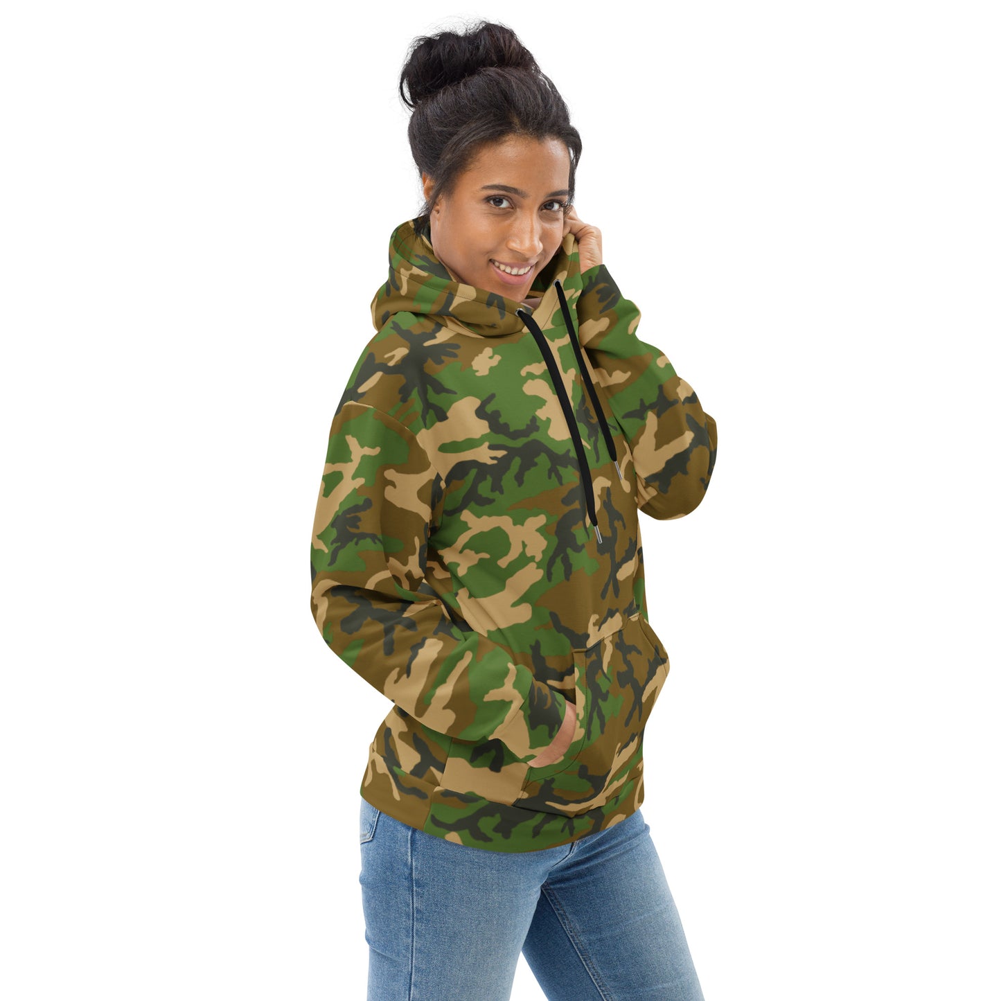 M81 Woodland Camo Unisex Hoodie