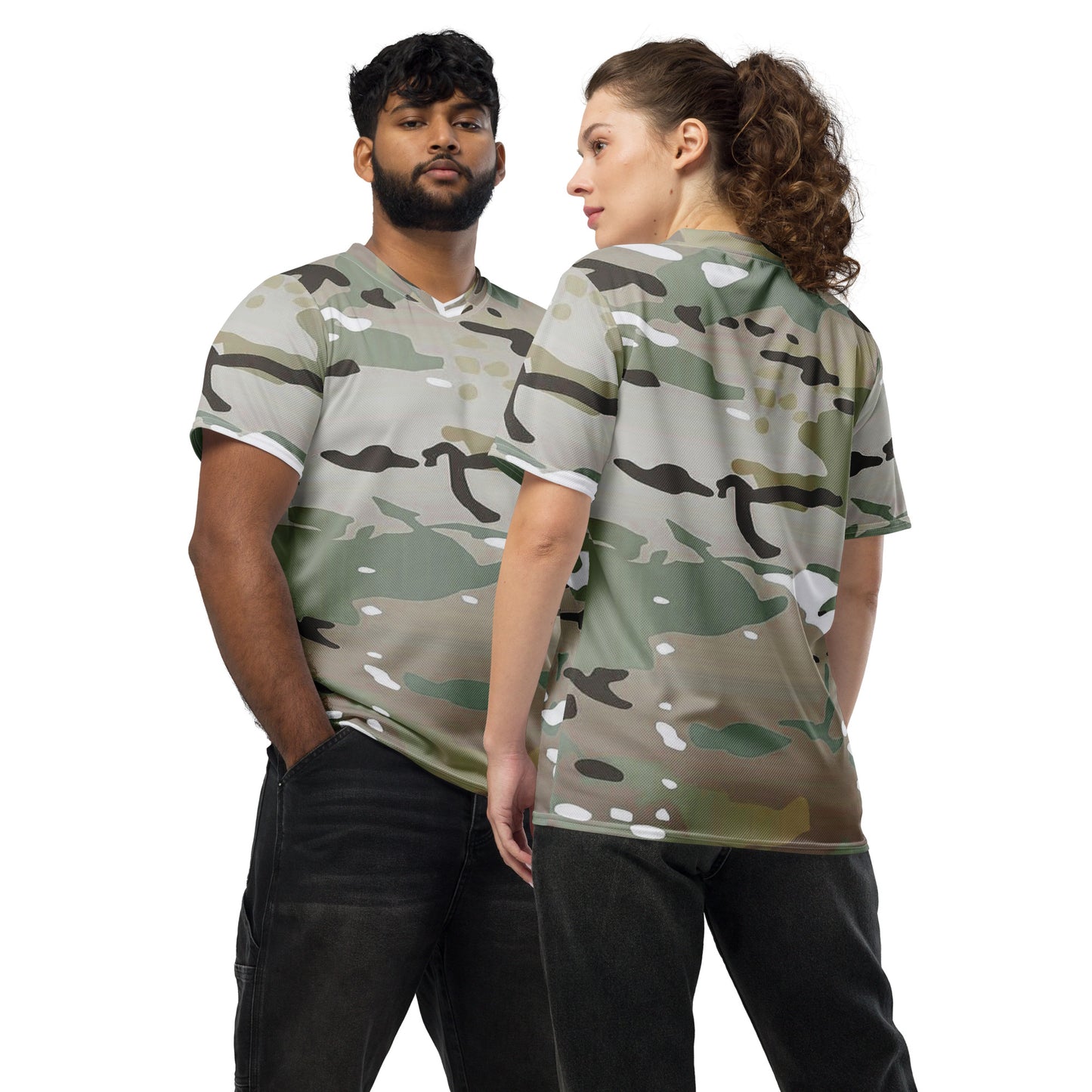 Desert Camo Unisex Sports Jersey