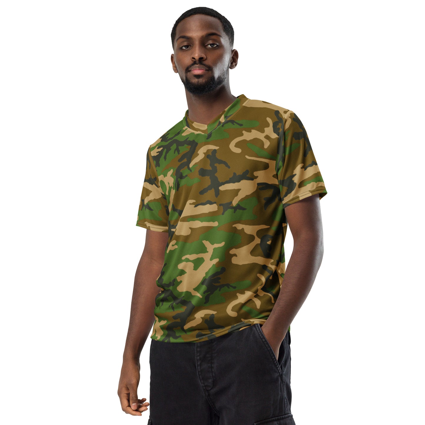 M81 Woodland Camo Unisex Sports Jersey