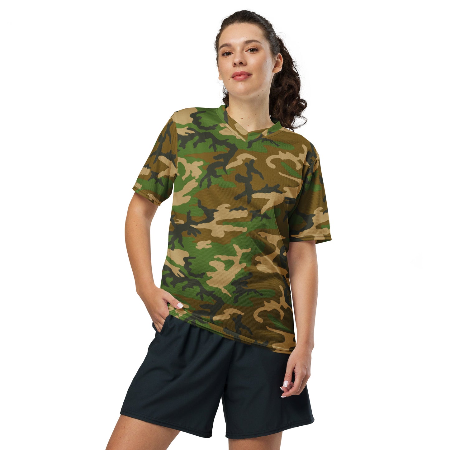 M81 Woodland Camo Unisex Sports Jersey