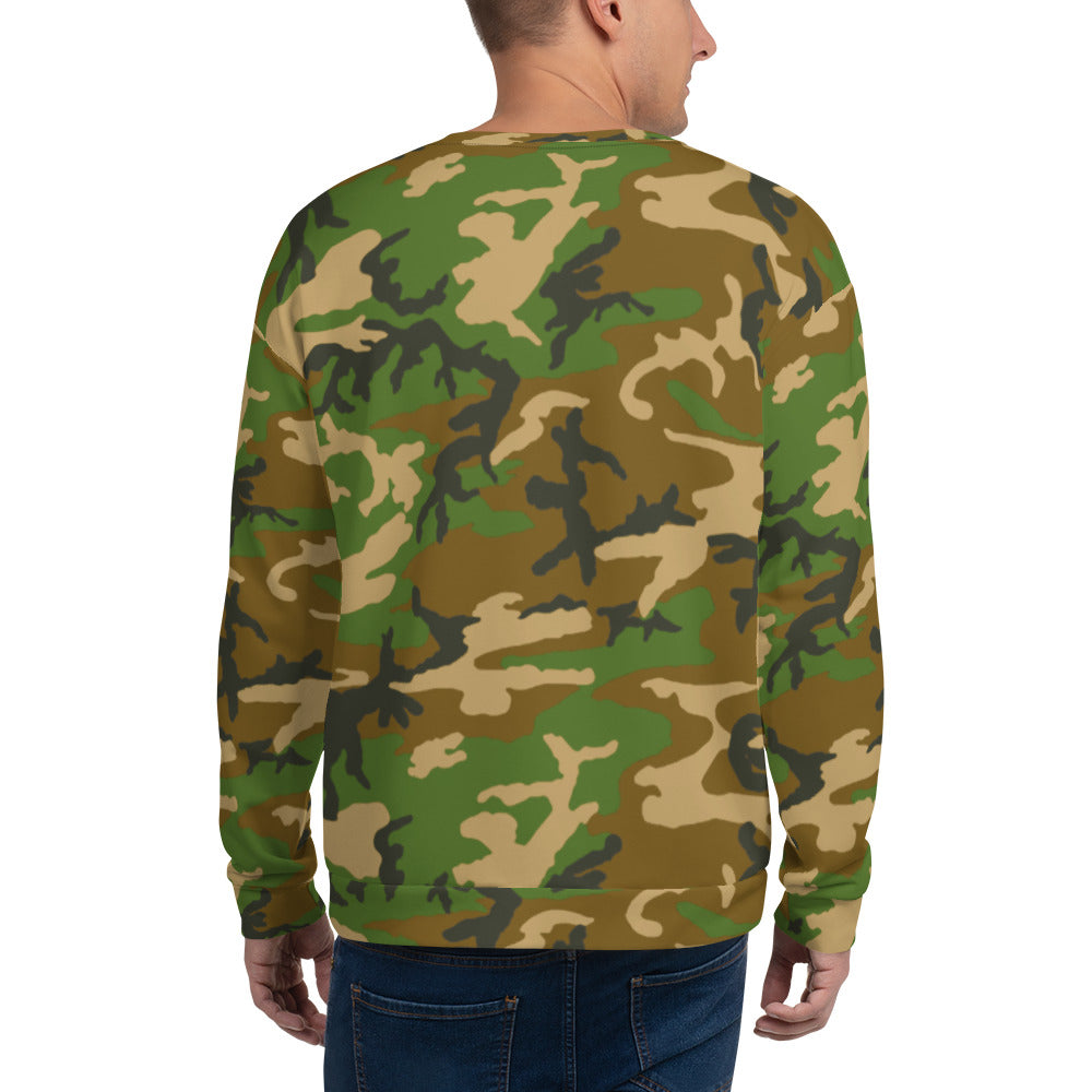 M81 Woodland Camo Unisex Sweatshirt