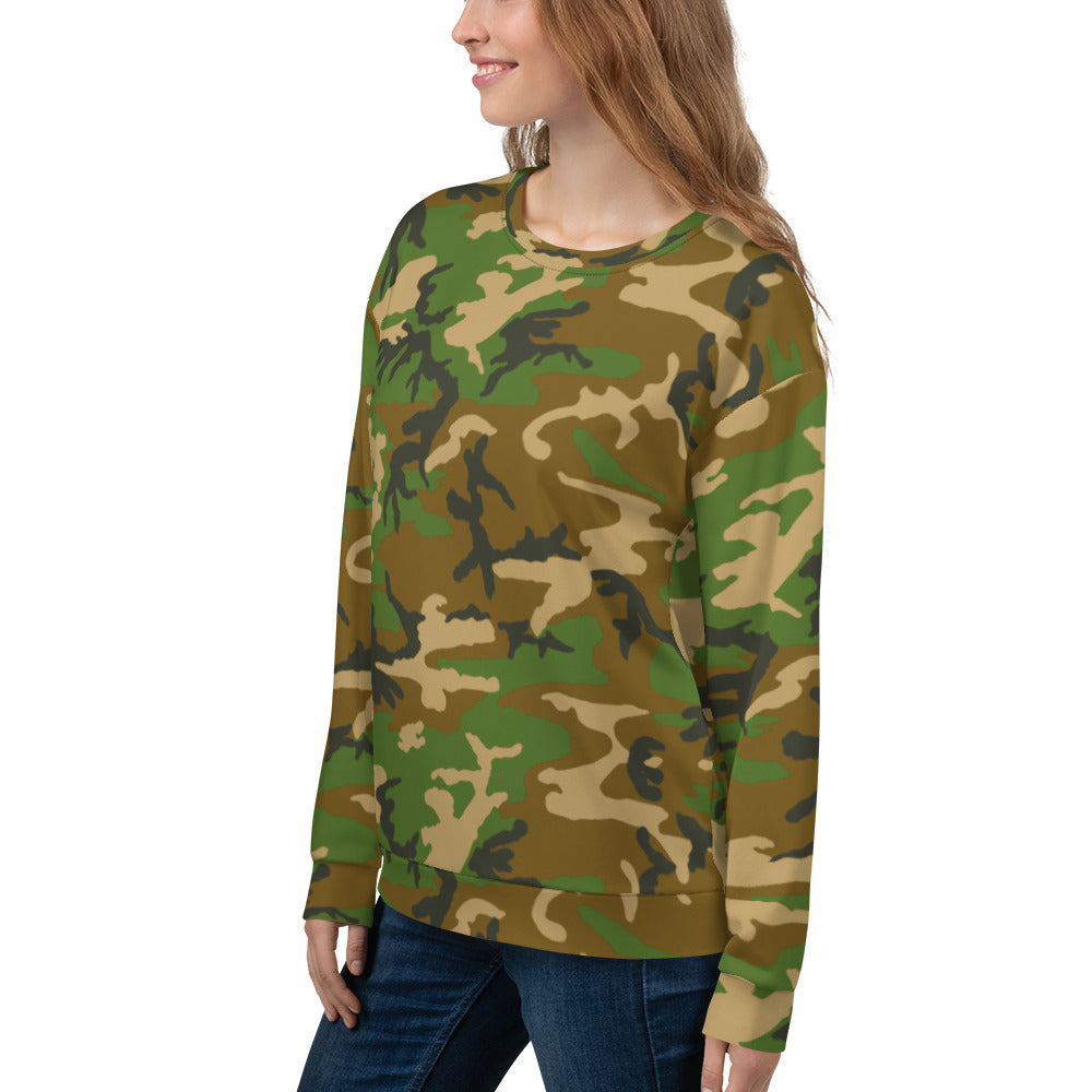 M81 Woodland Camo Unisex Sweatshirt