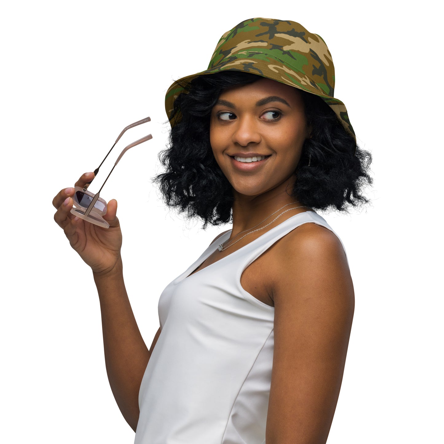 M81 Woodland Camo Reversible Bucket Hat