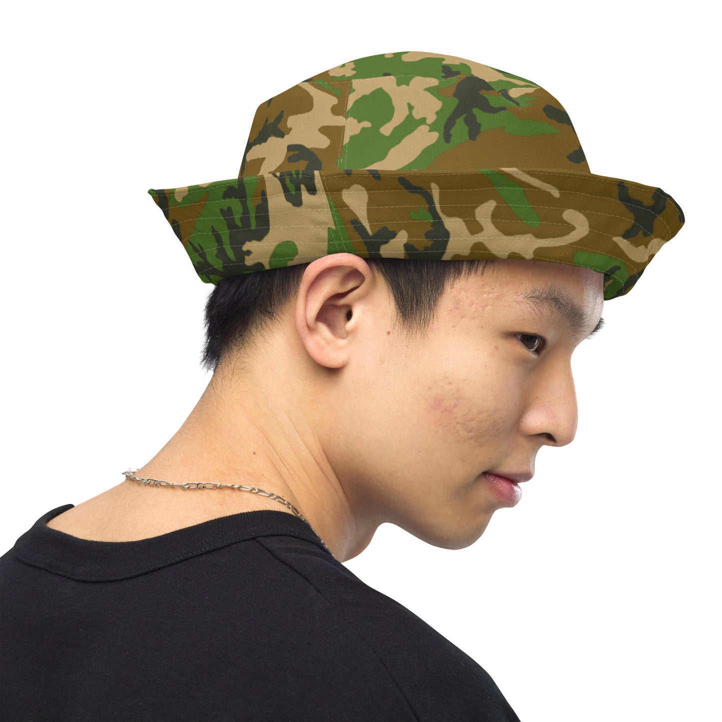 M81 Woodland Camo Reversible Bucket Hat