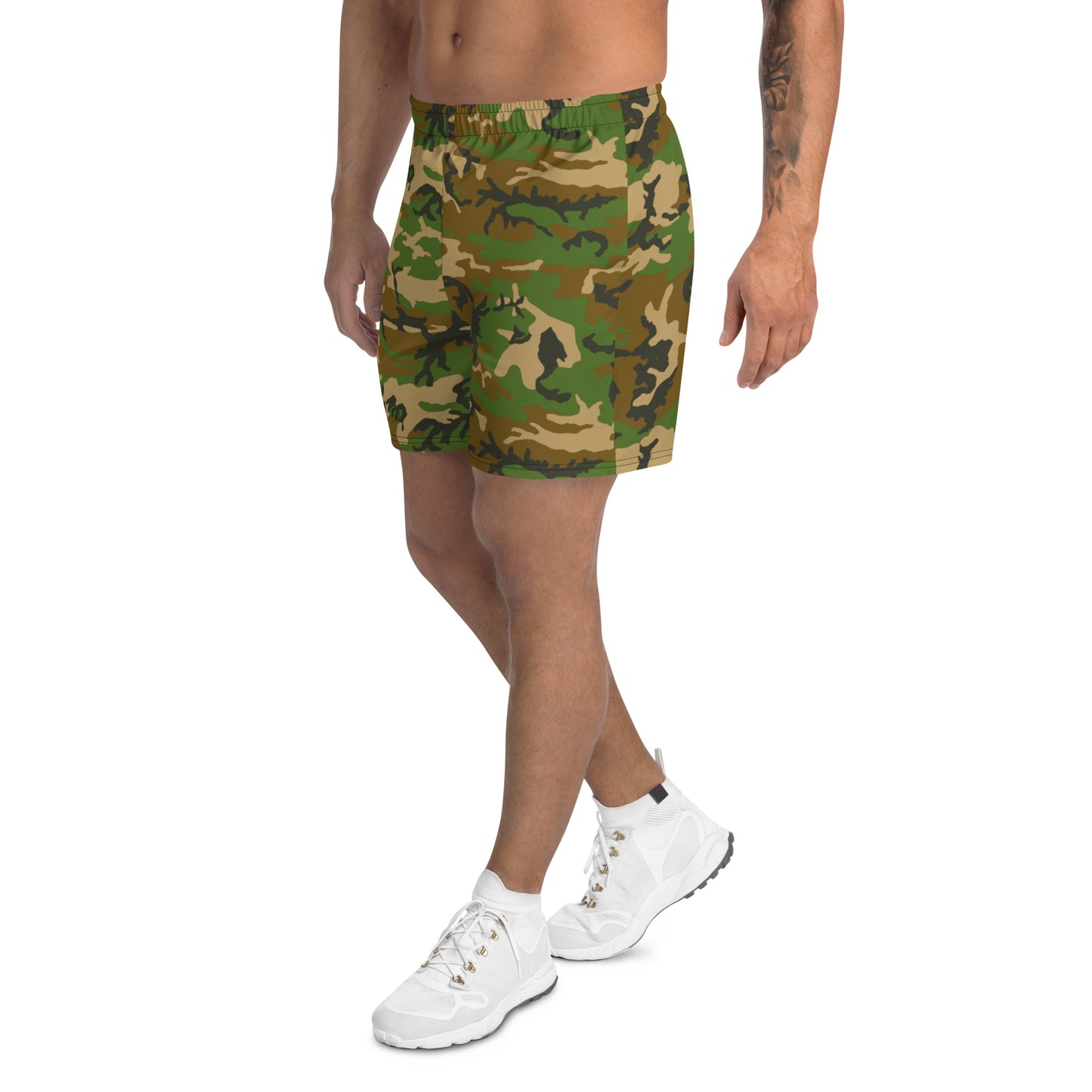 M81 Woodland Camo Men's Athletic Shorts