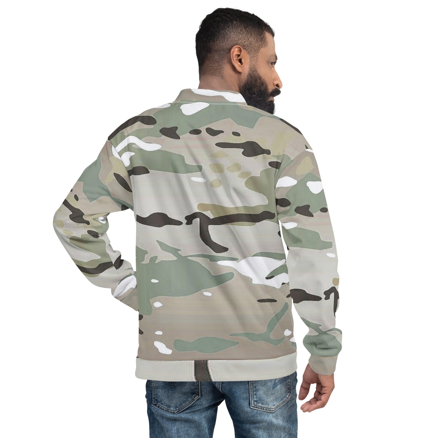 Desert Camo Unisex Bomber Jacket