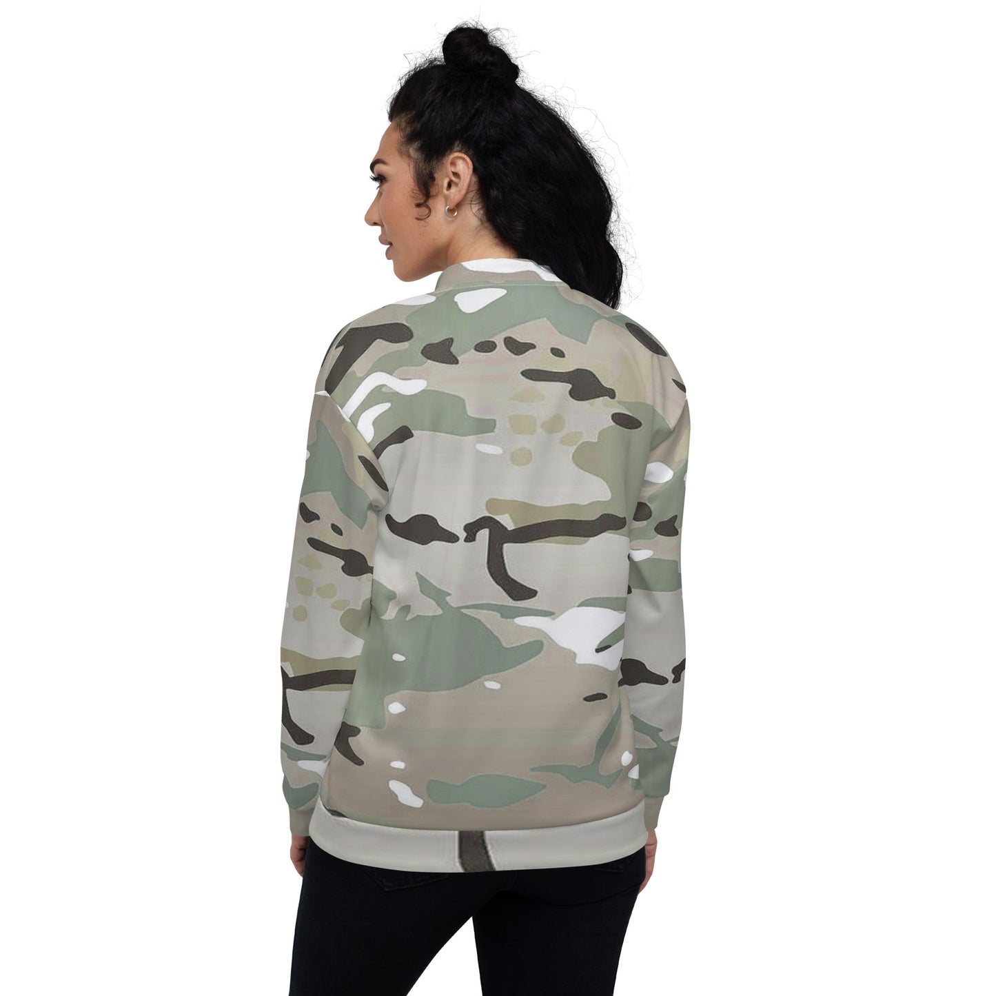 Desert Camo Unisex Bomber Jacket