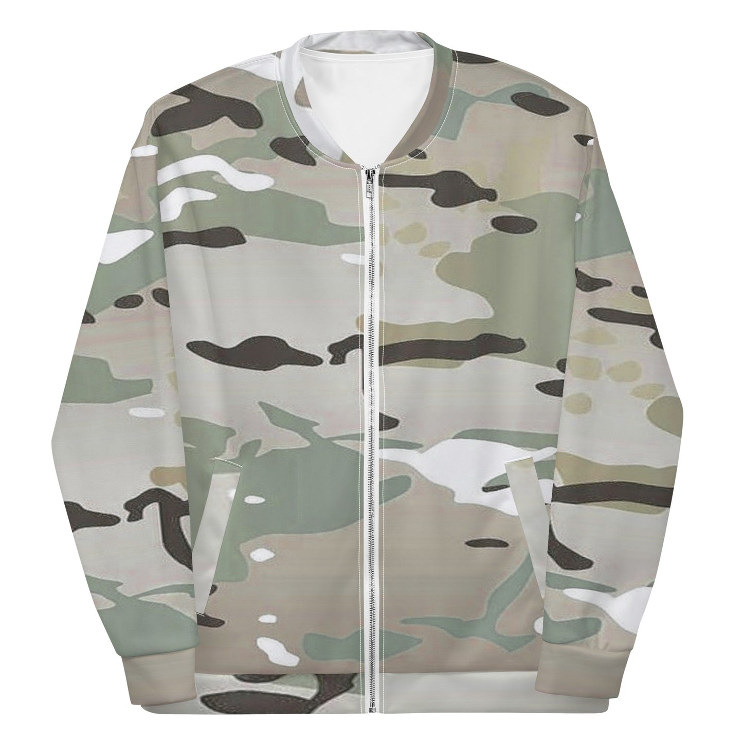 Desert Camo Unisex Bomber Jacket