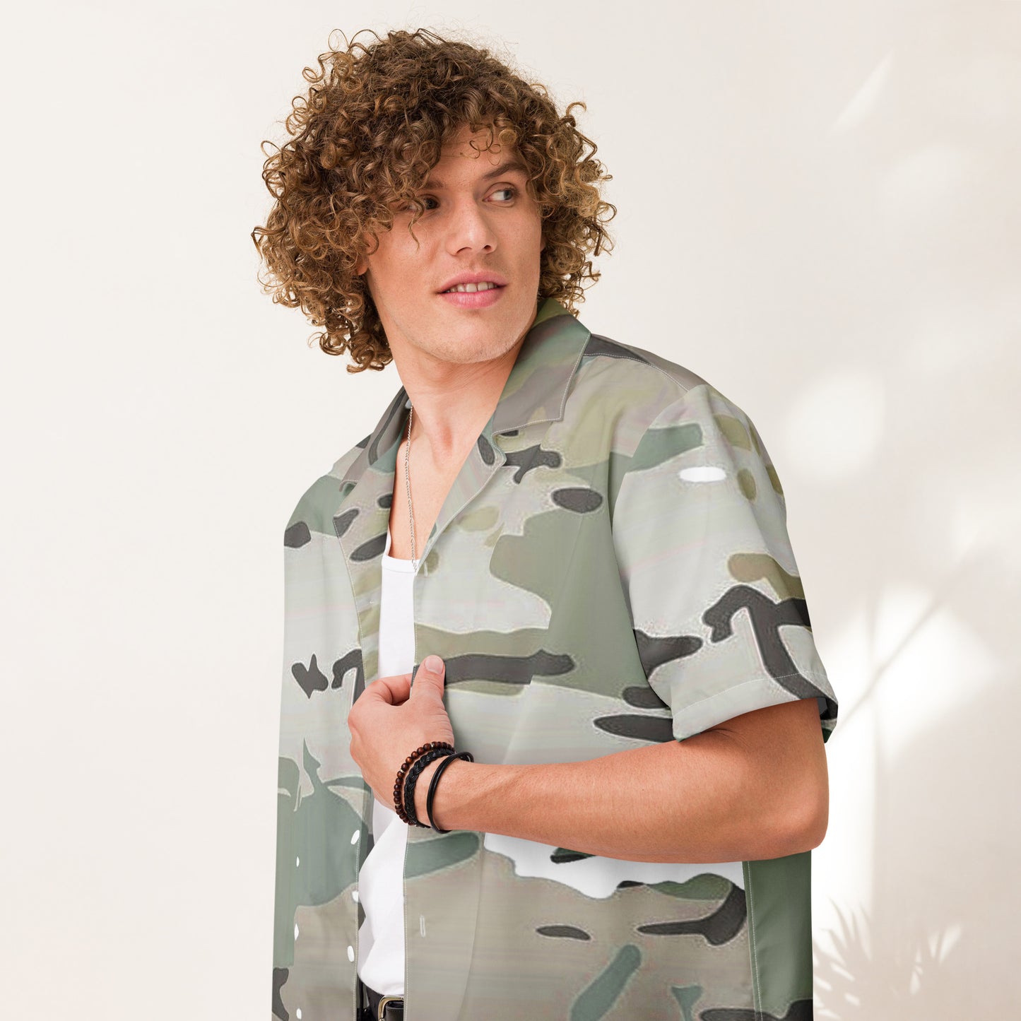 Desert Camo Unisex Button Shirt