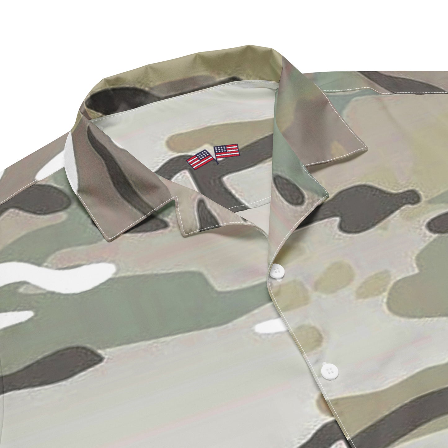 Desert Camo Unisex Button Shirt