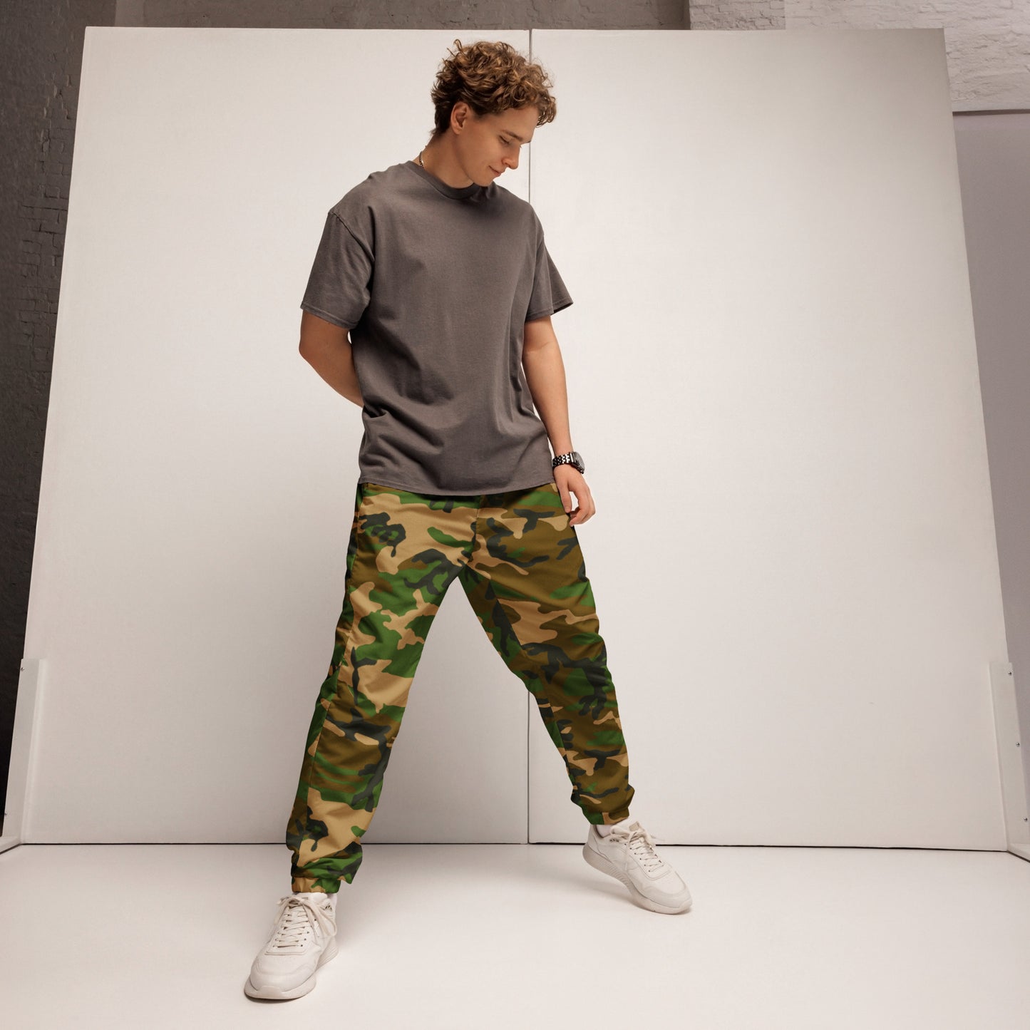 M81 Woodland Camo Unisex Track Pants