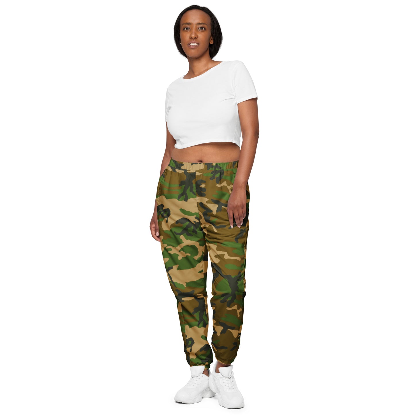 M81 Woodland Camo Unisex Track Pants