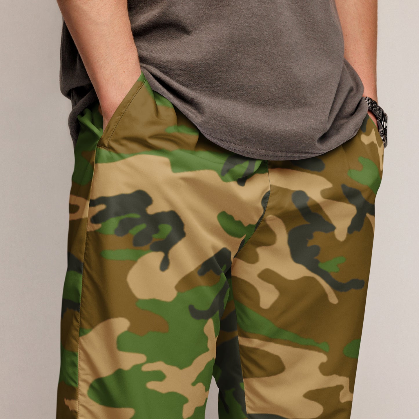 M81 Woodland Camo Unisex Track Pants