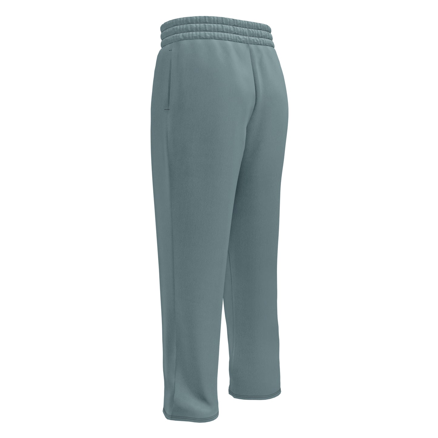 Slate Blue Wide-Leg Joggers