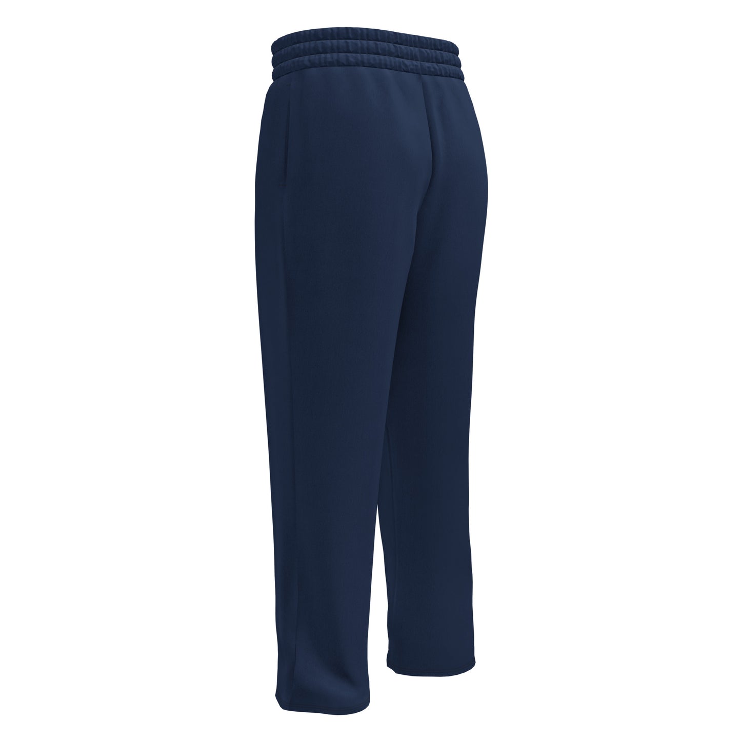 Navy Wide-Leg Joggers