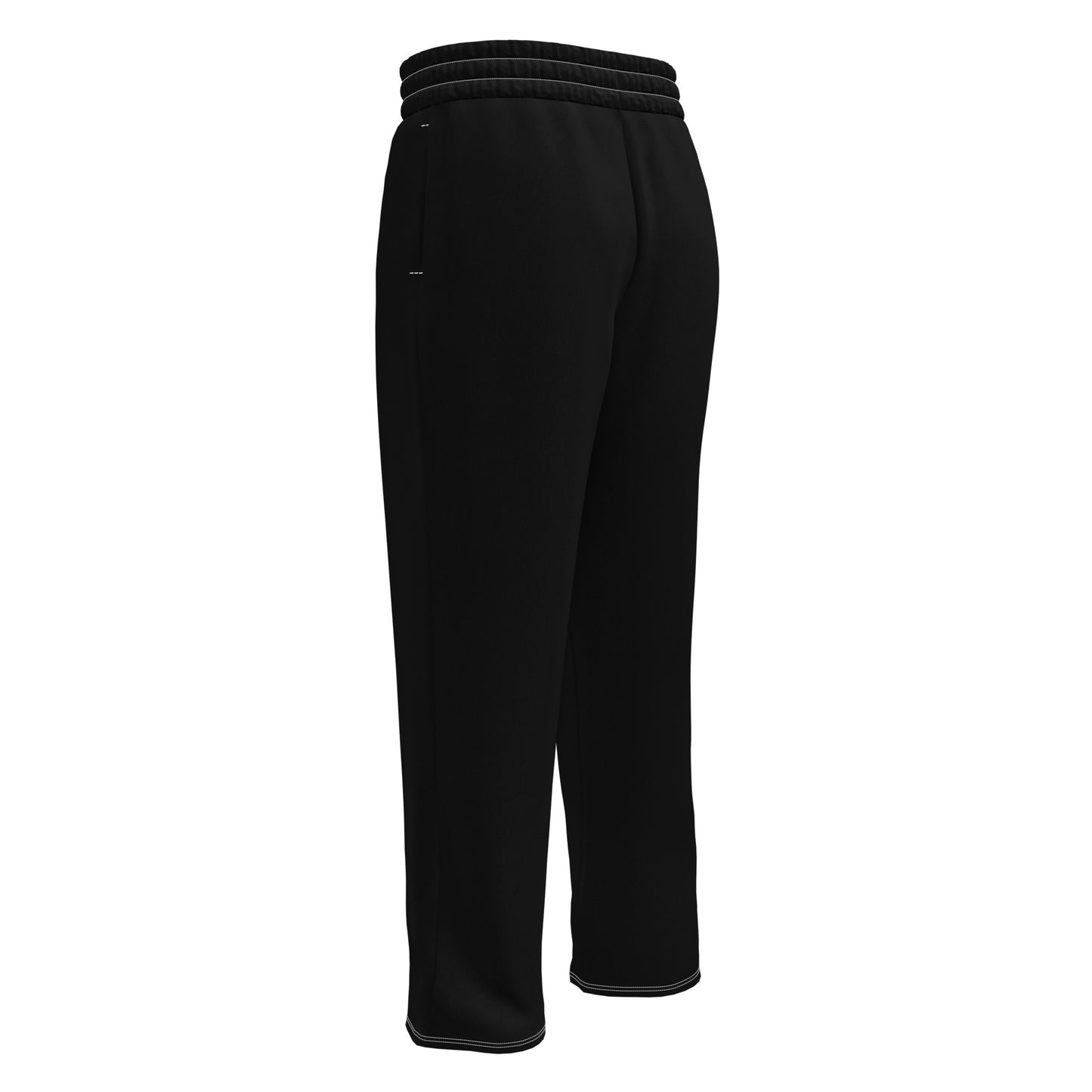 Black Wide-Leg Joggers