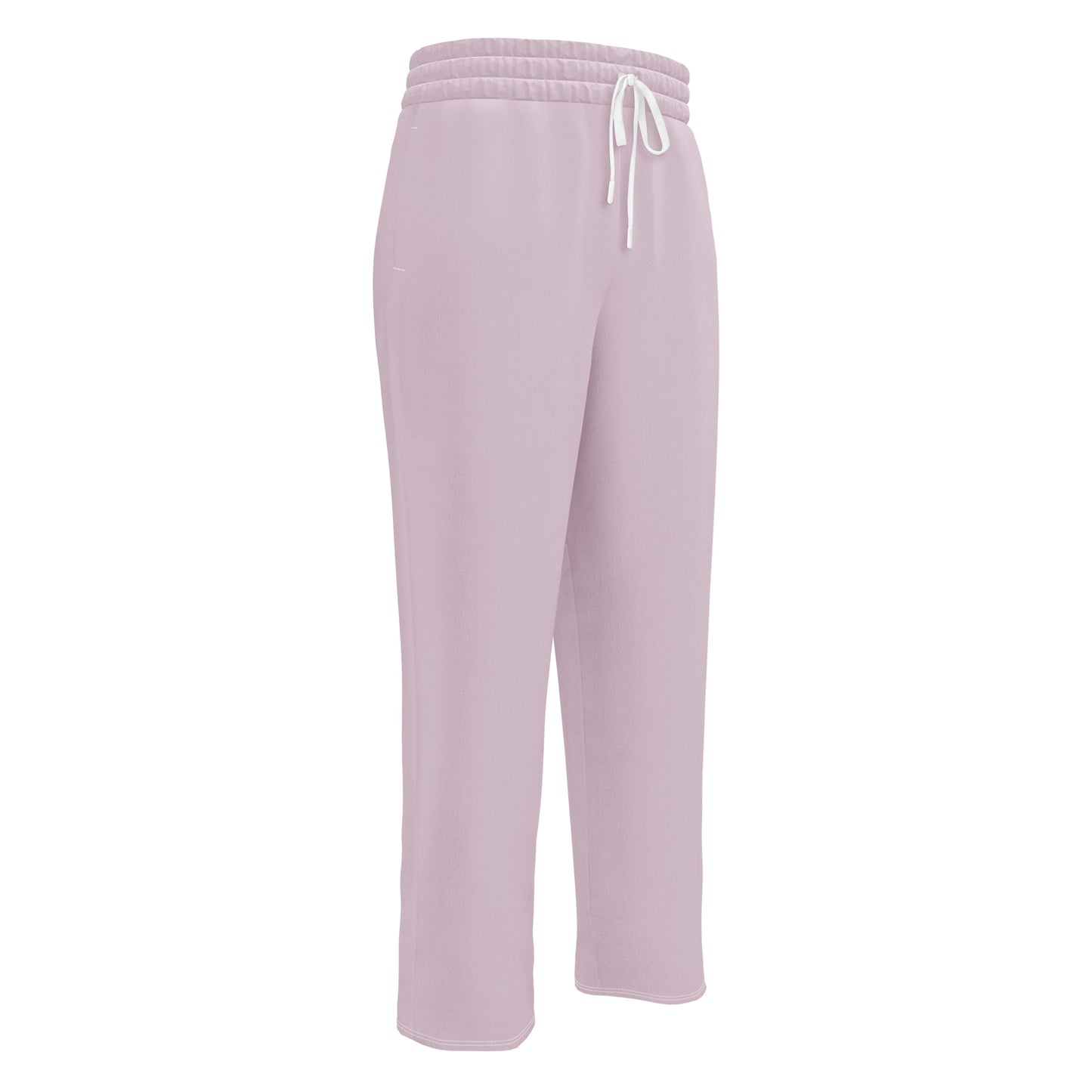 Dusty Pink Wide-Leg Joggers