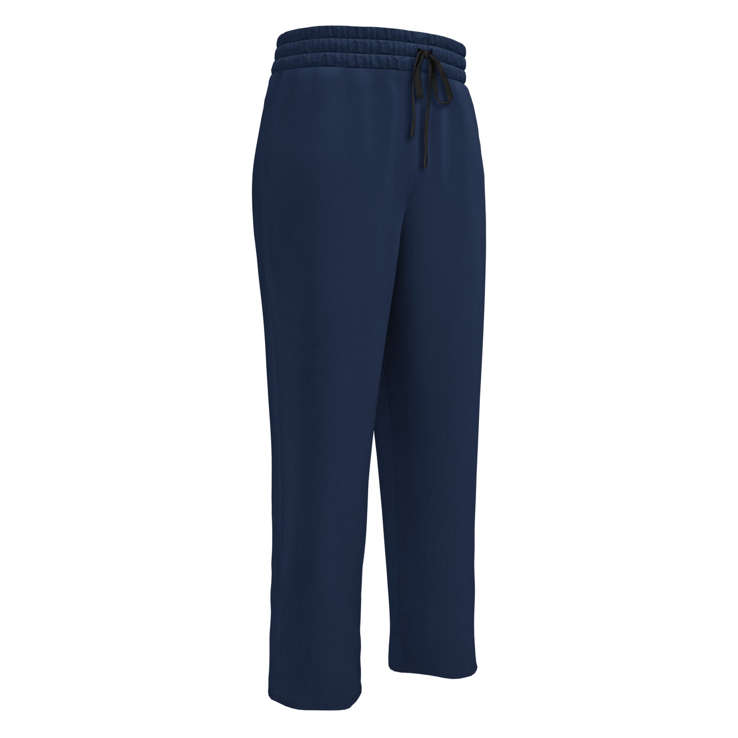 Navy Wide-Leg Joggers