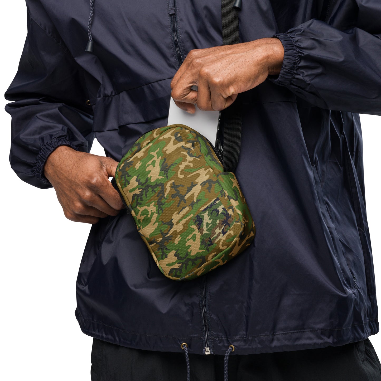 M81 Woodland Camo Utility Crossbody Bag