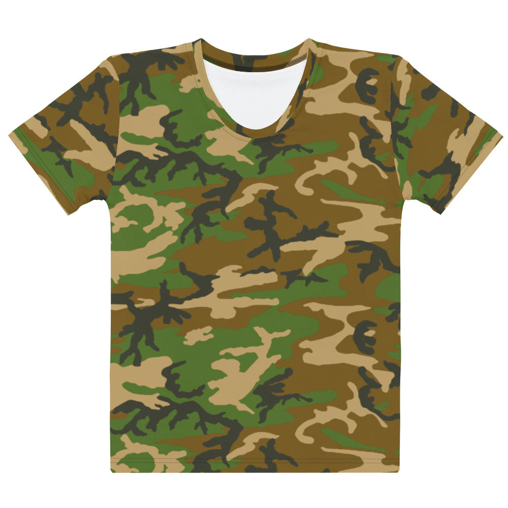 M81 Woodland Camo Women's T-shirt