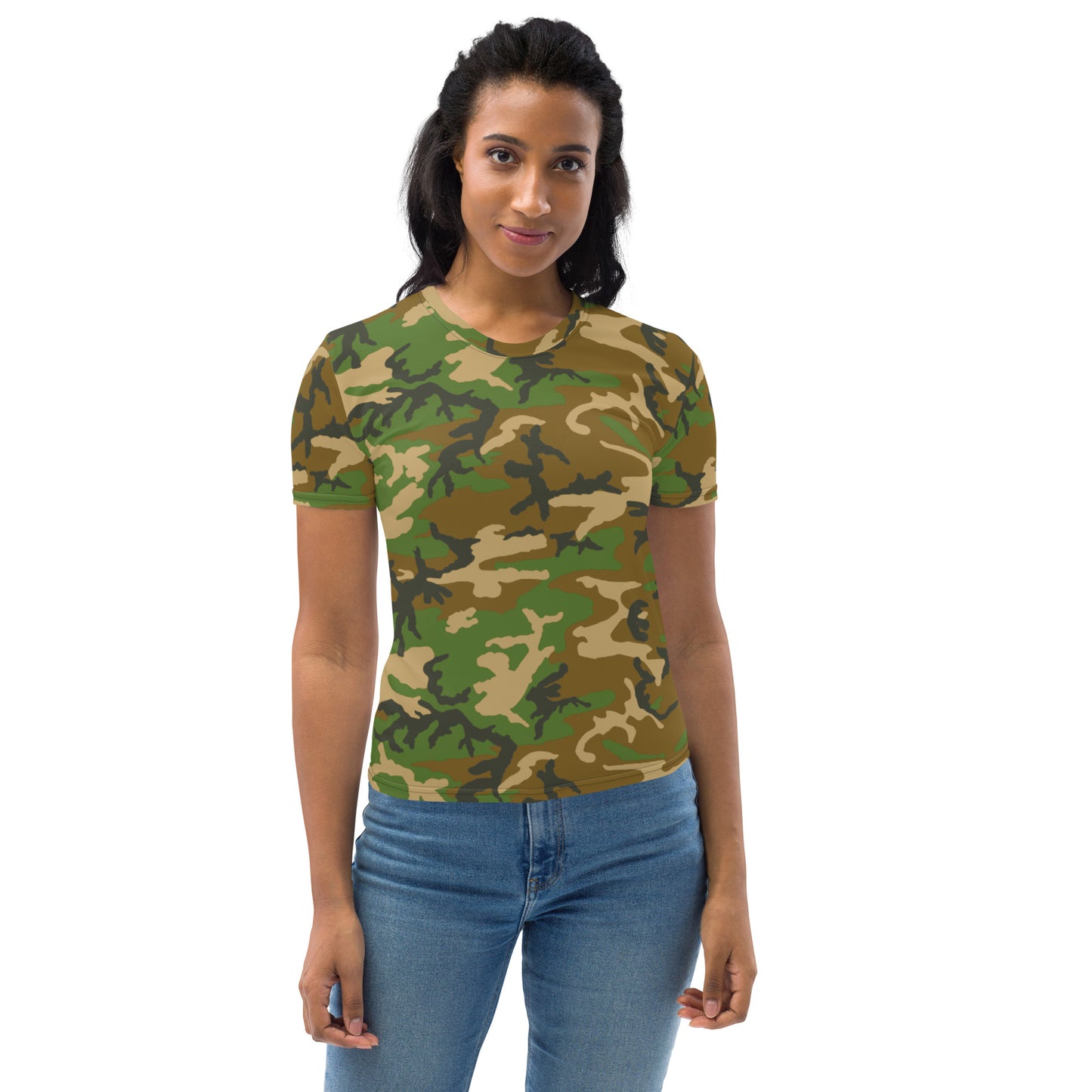 M81 Woodland Camo Women's T-shirt