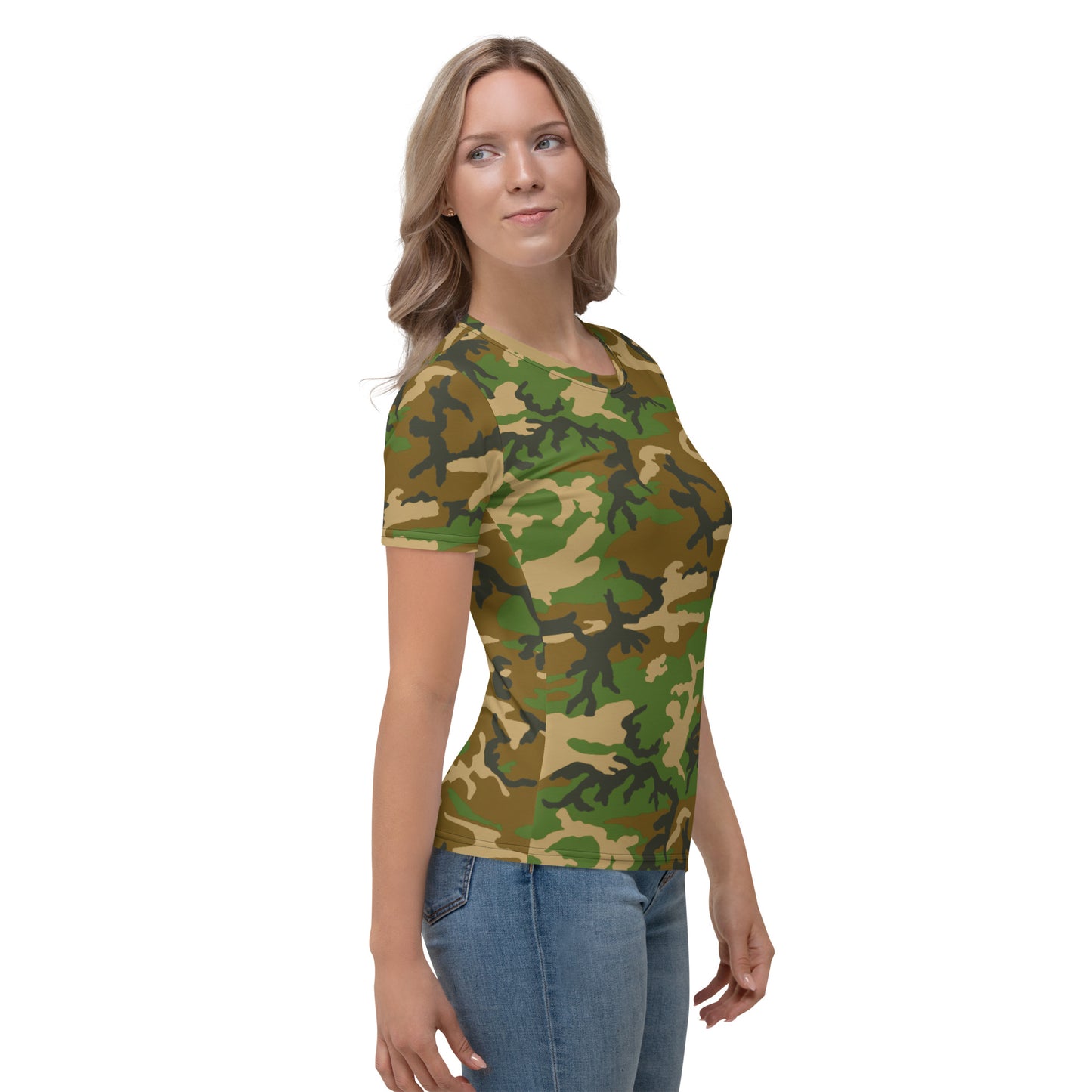 M81 Woodland Camo Women's T-shirt