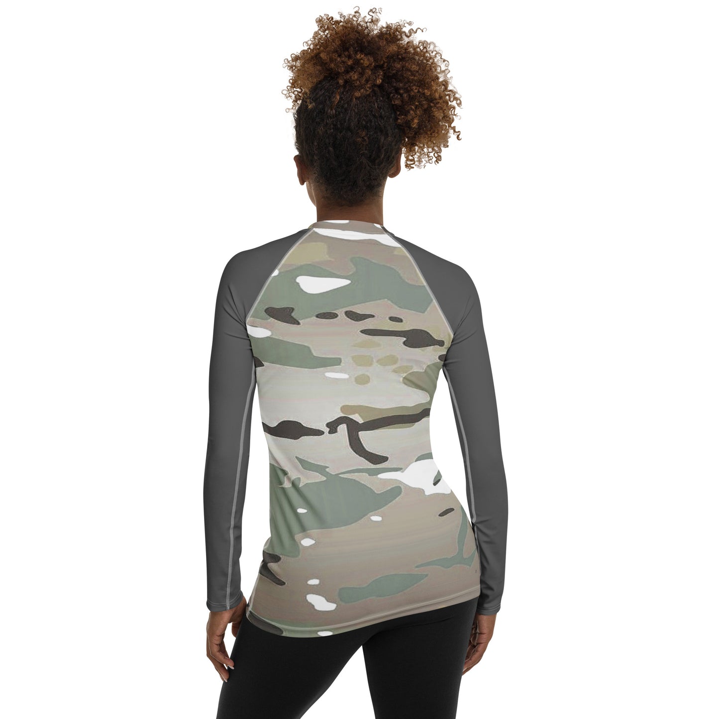 Desert Camo Women's Rash Guard