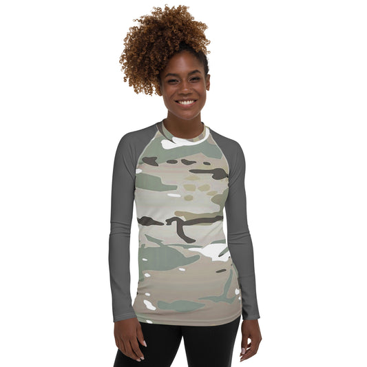 Desert Camo Women's Rash Guard