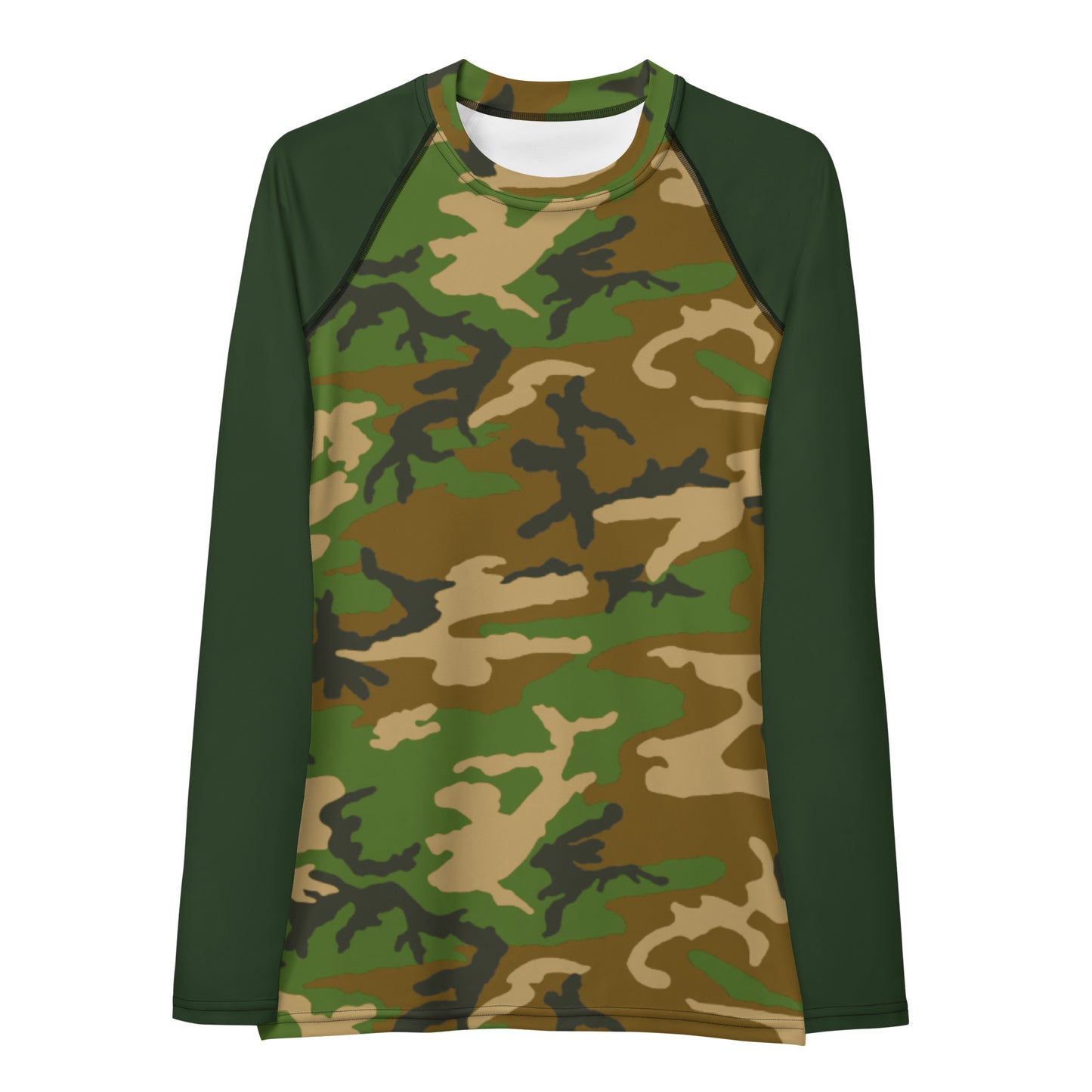 M81 Woodland Camo Women's Rash Guard