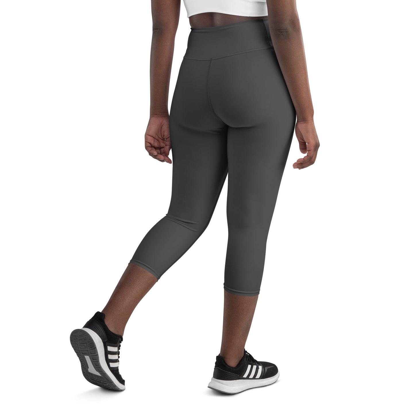 Charcoal High-Rise Capri