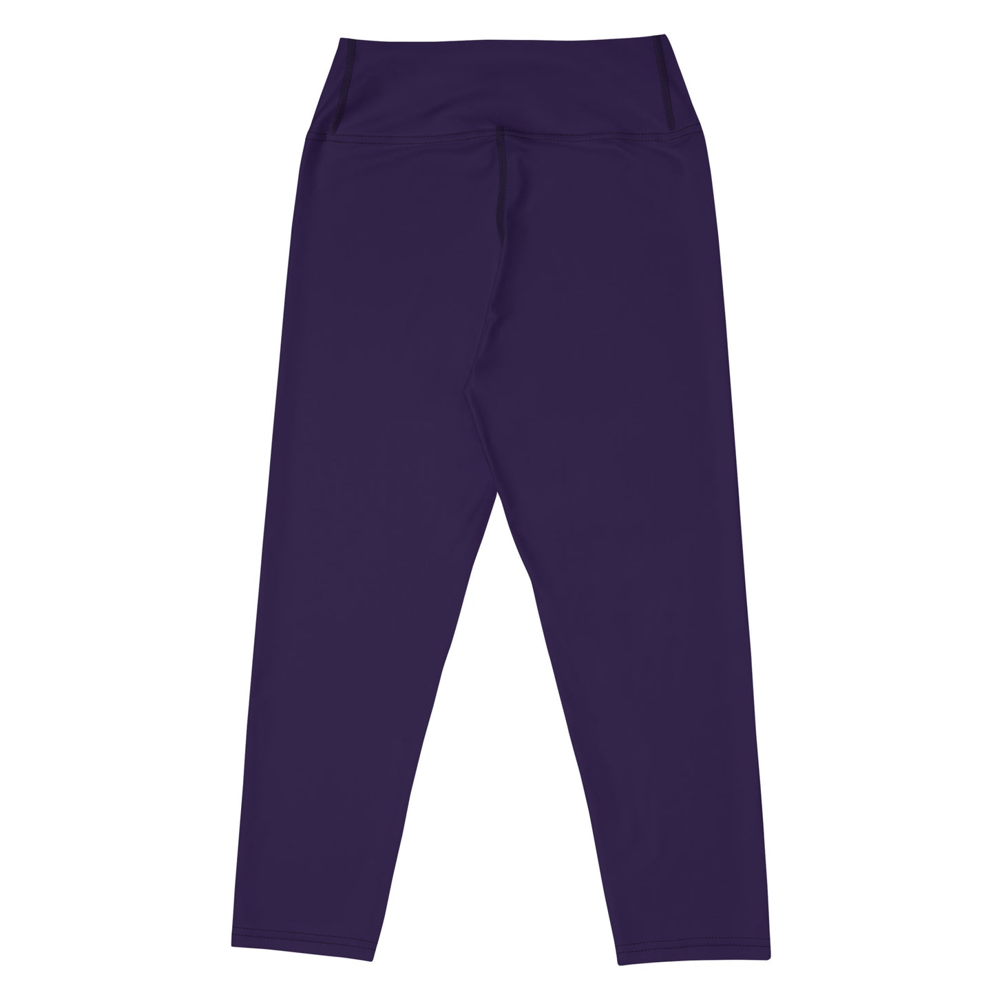 Dark Purple High-Rise Capri