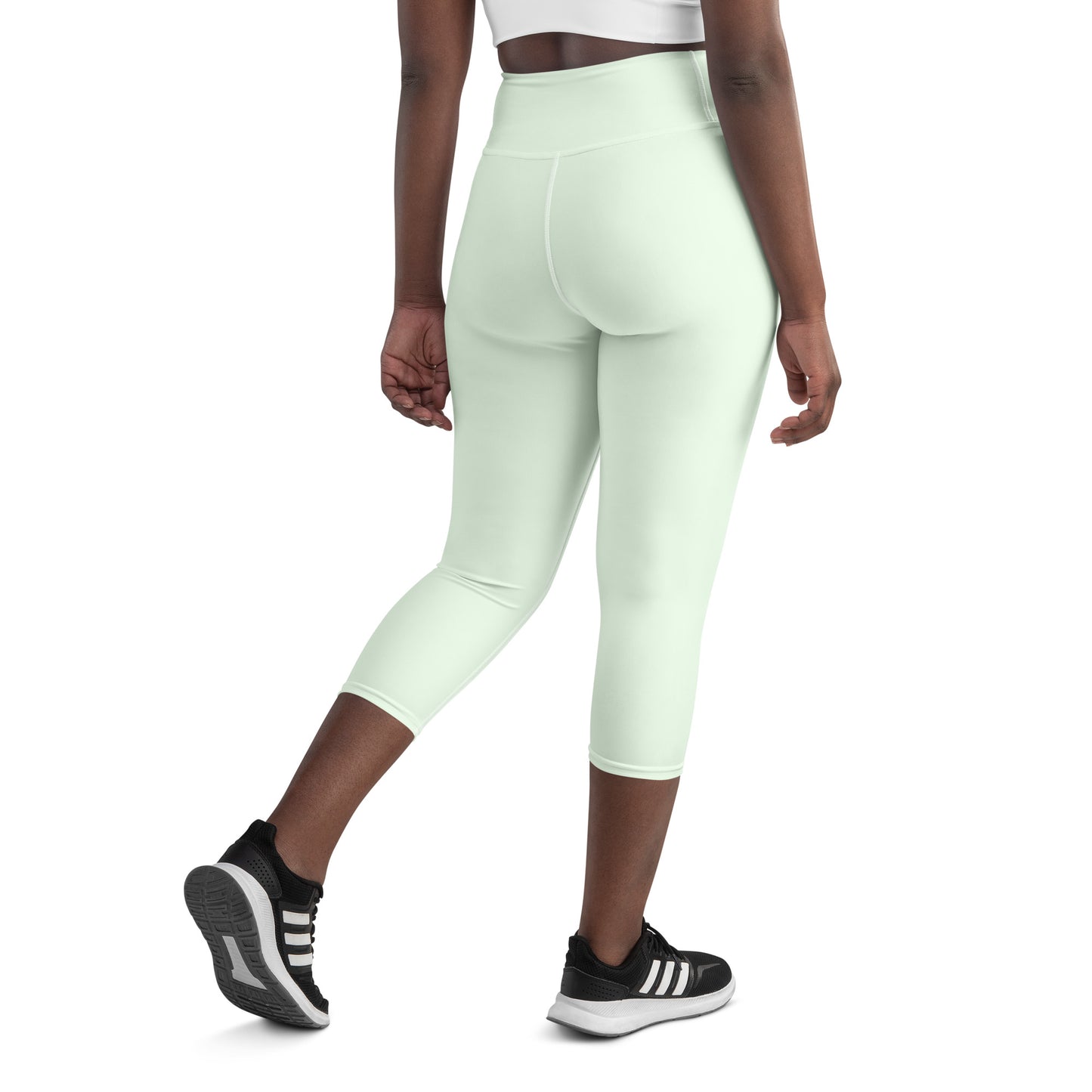 Pastel Mint High-Rise Capri