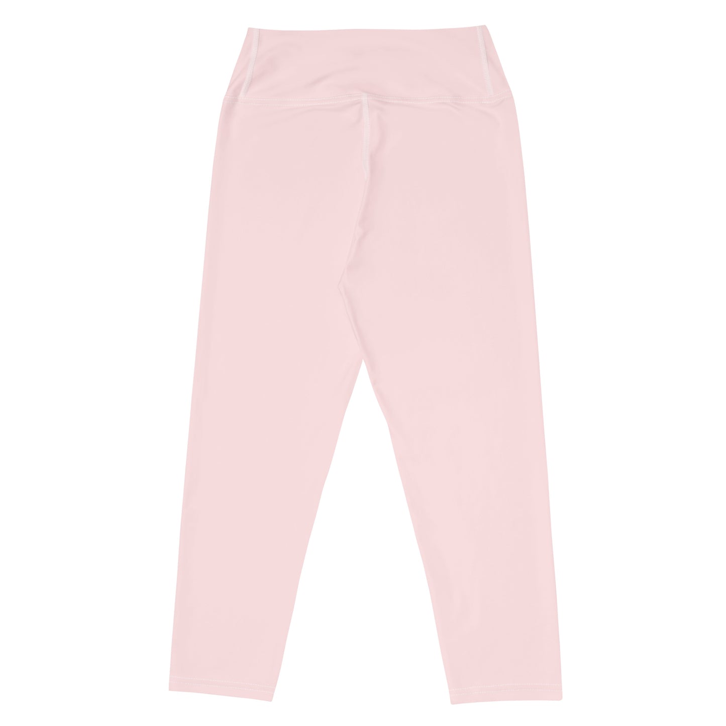 Pastel Pink High-Rise Capri