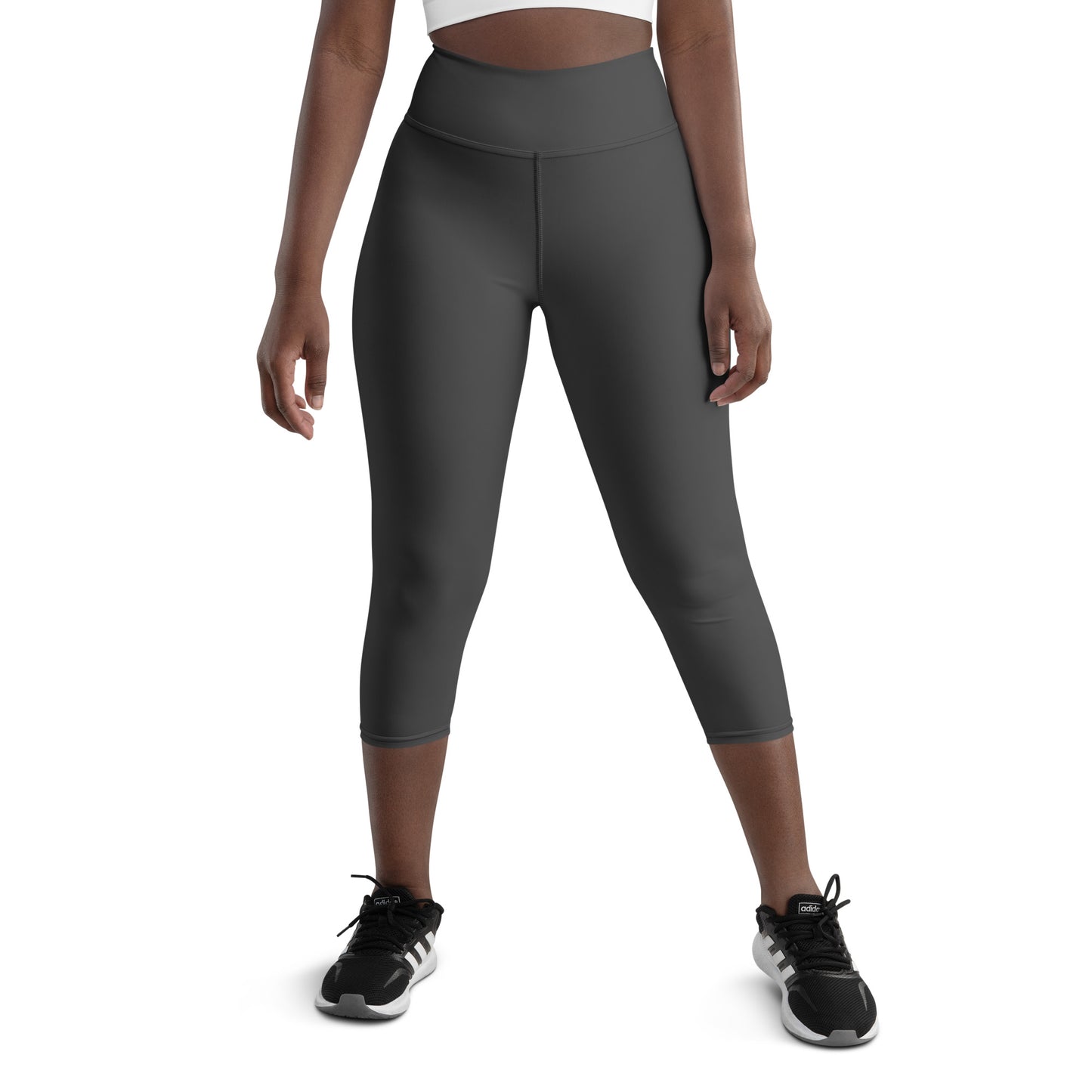 Charcoal High-Rise Capri