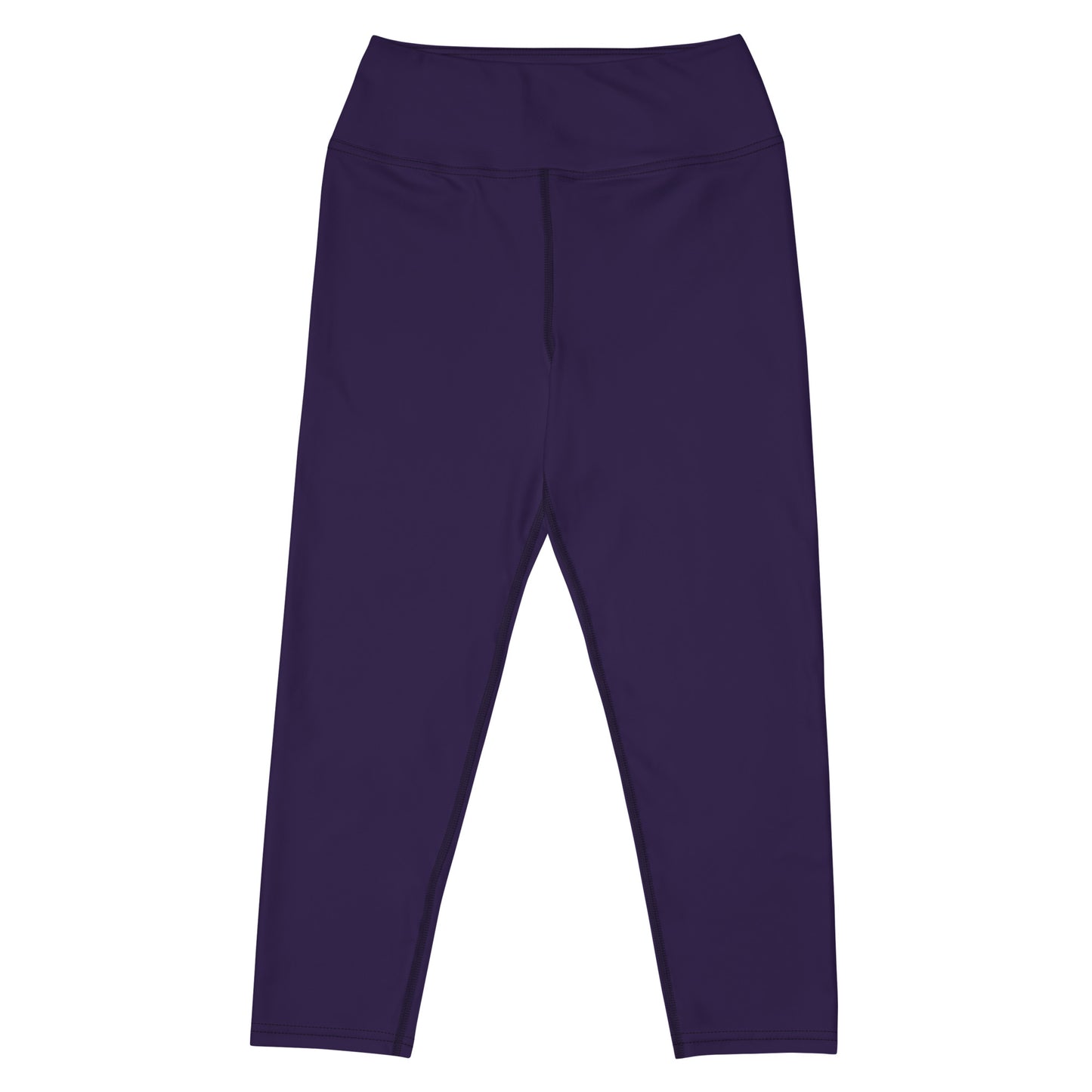 Dark Purple High-Rise Capri