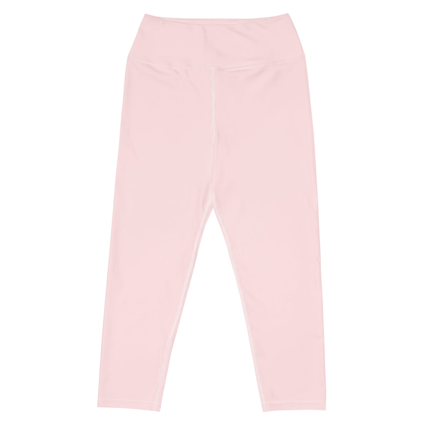 Pastel Pink High-Rise Capri