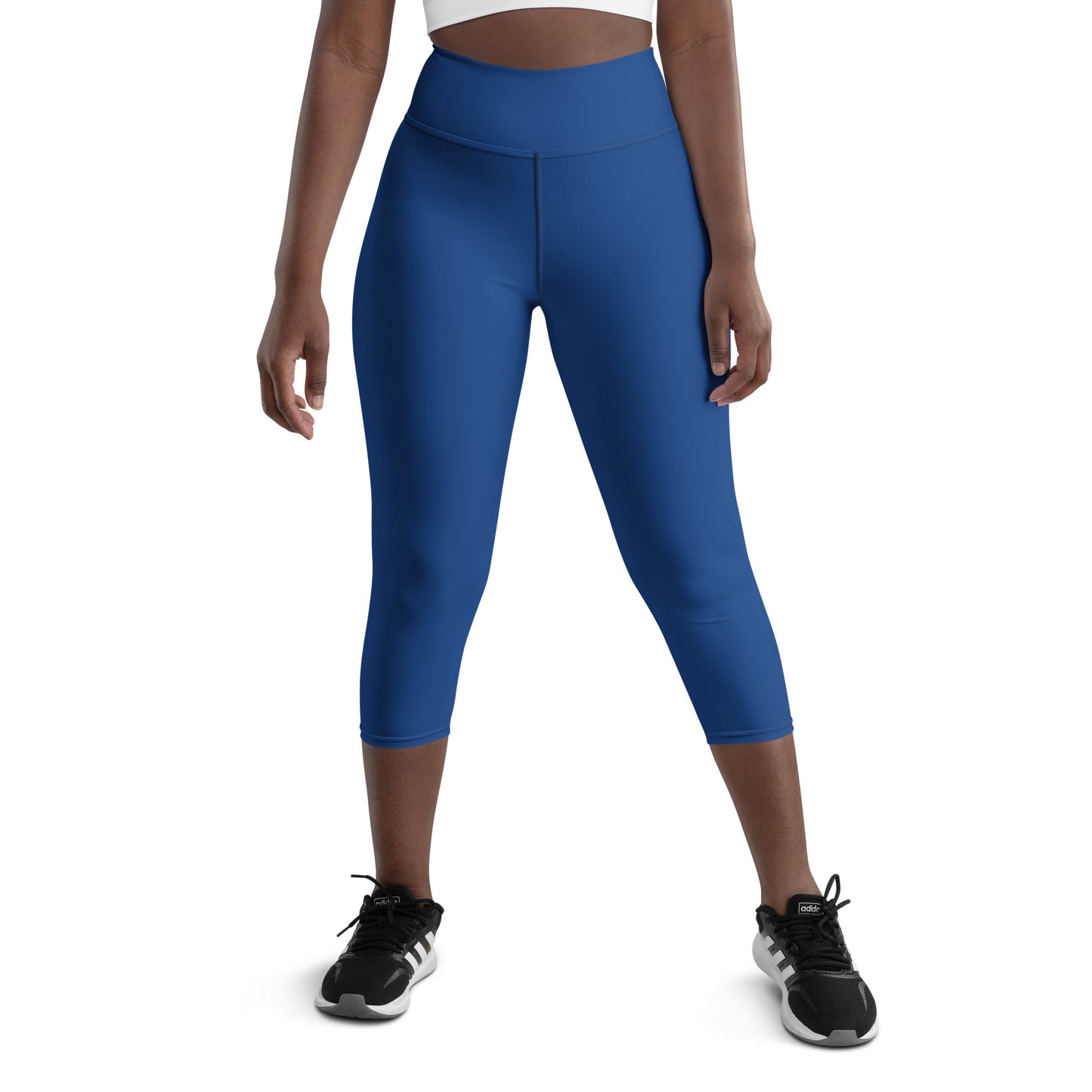 Royal Blue High-Rise Capri