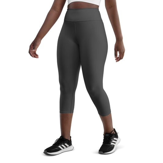 Charcoal High-Rise Capri