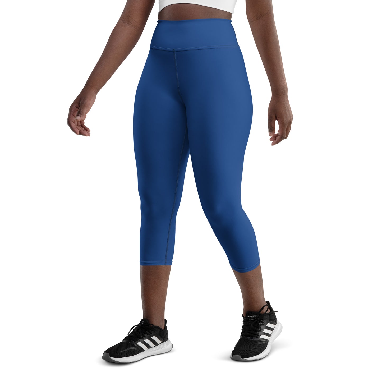 Royal Blue High-Rise Capri