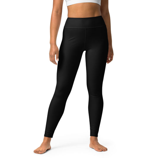 Black High-Rise Yoga Leggings