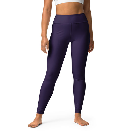 Dark Purple High-Rise Yoga Leggings