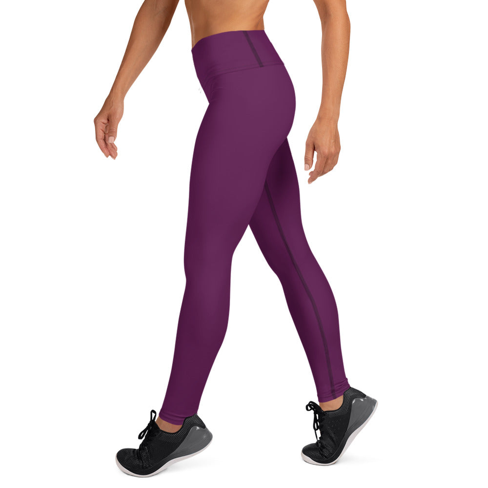 Magenta Purple High-Rise Yoga Leggings