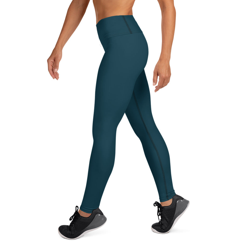 Petrol  Blue High-Rise Yoga Leggings