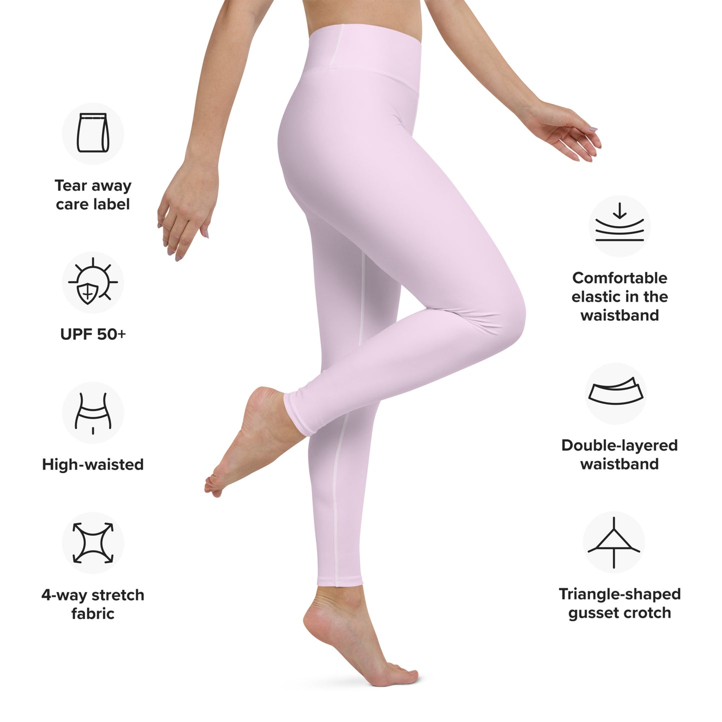 Lilac High-Rise Yoga Leggings