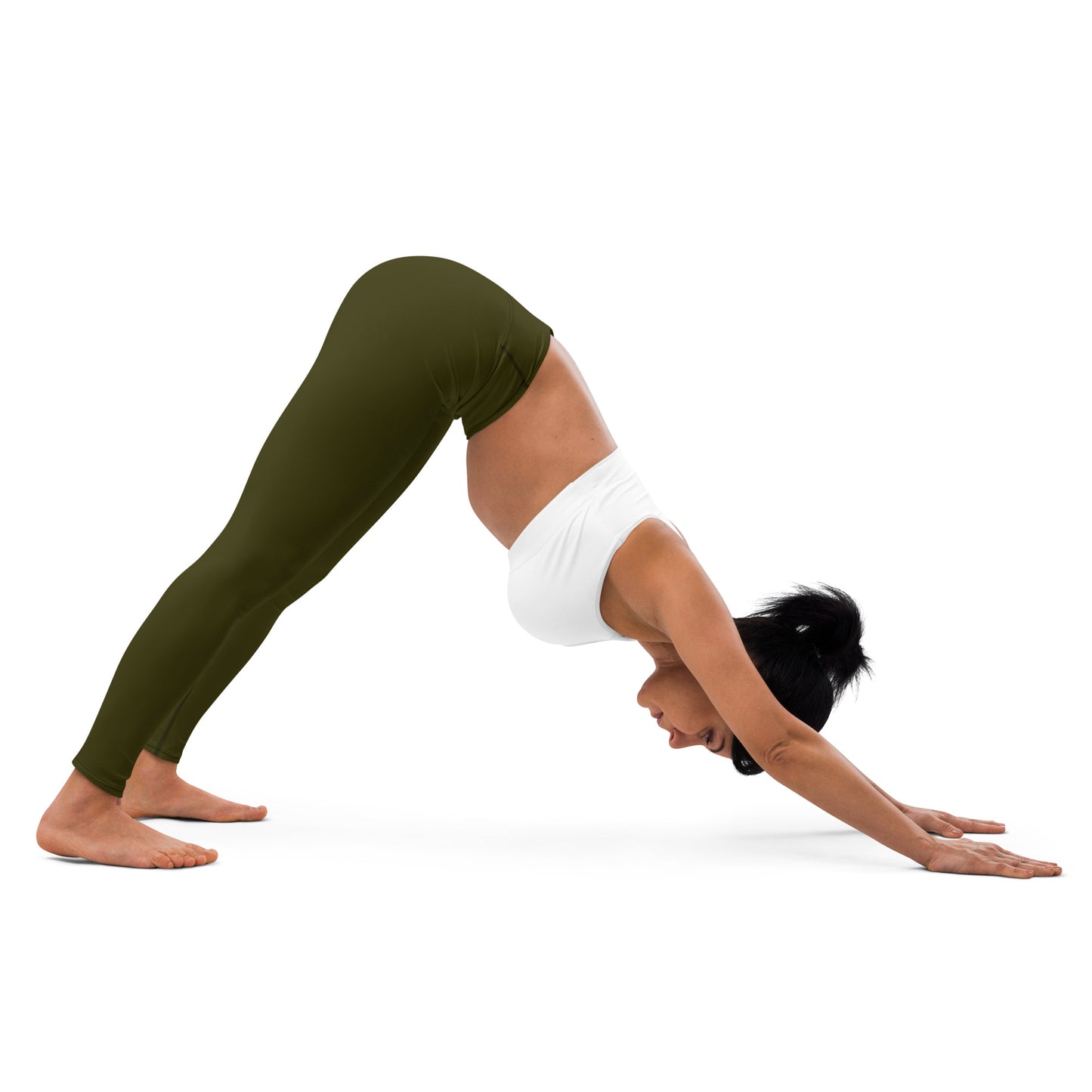 Olive High-Rise Yoga Leggings